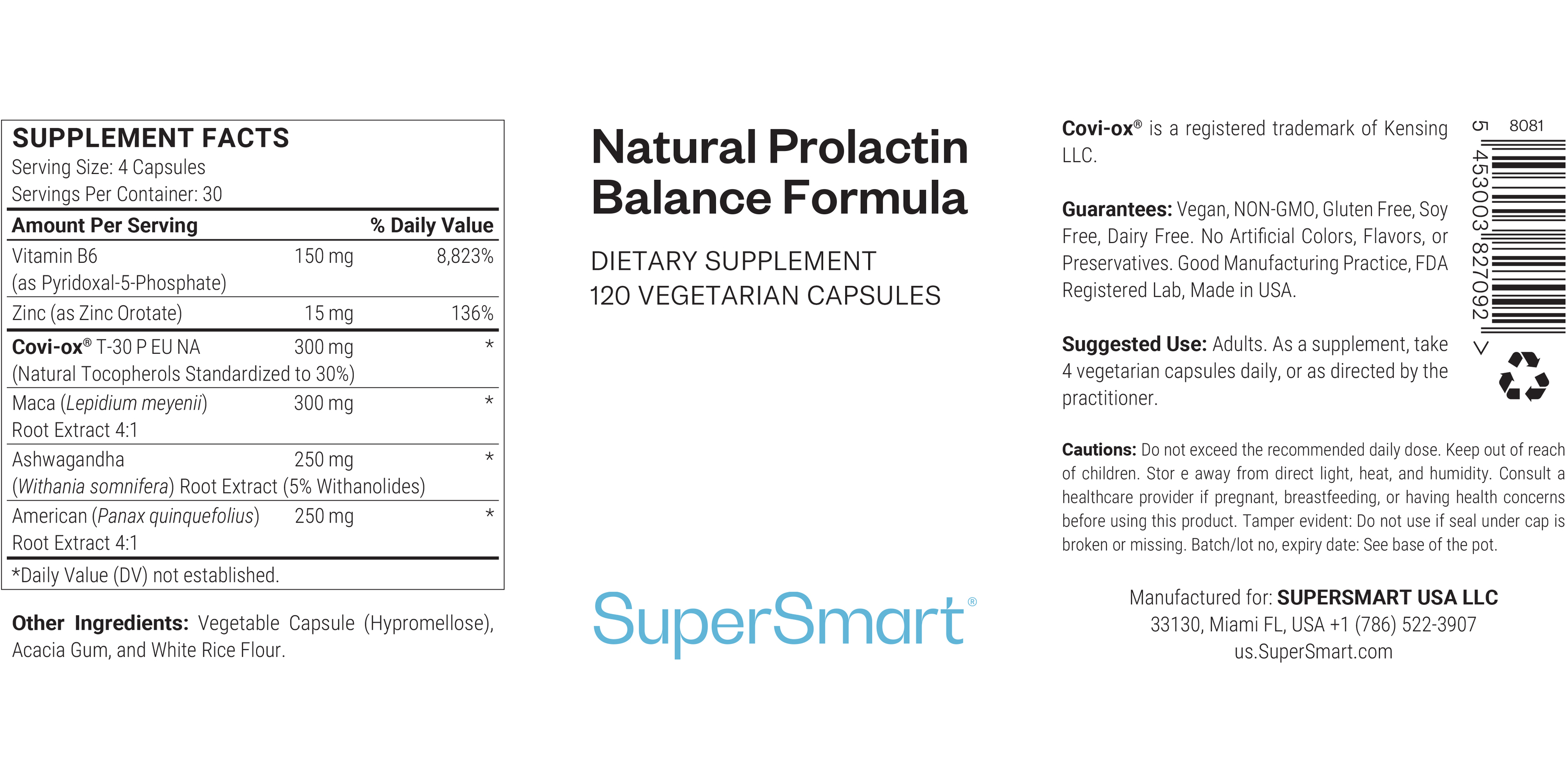 Suplemento Natural Prolactin Balance Formula