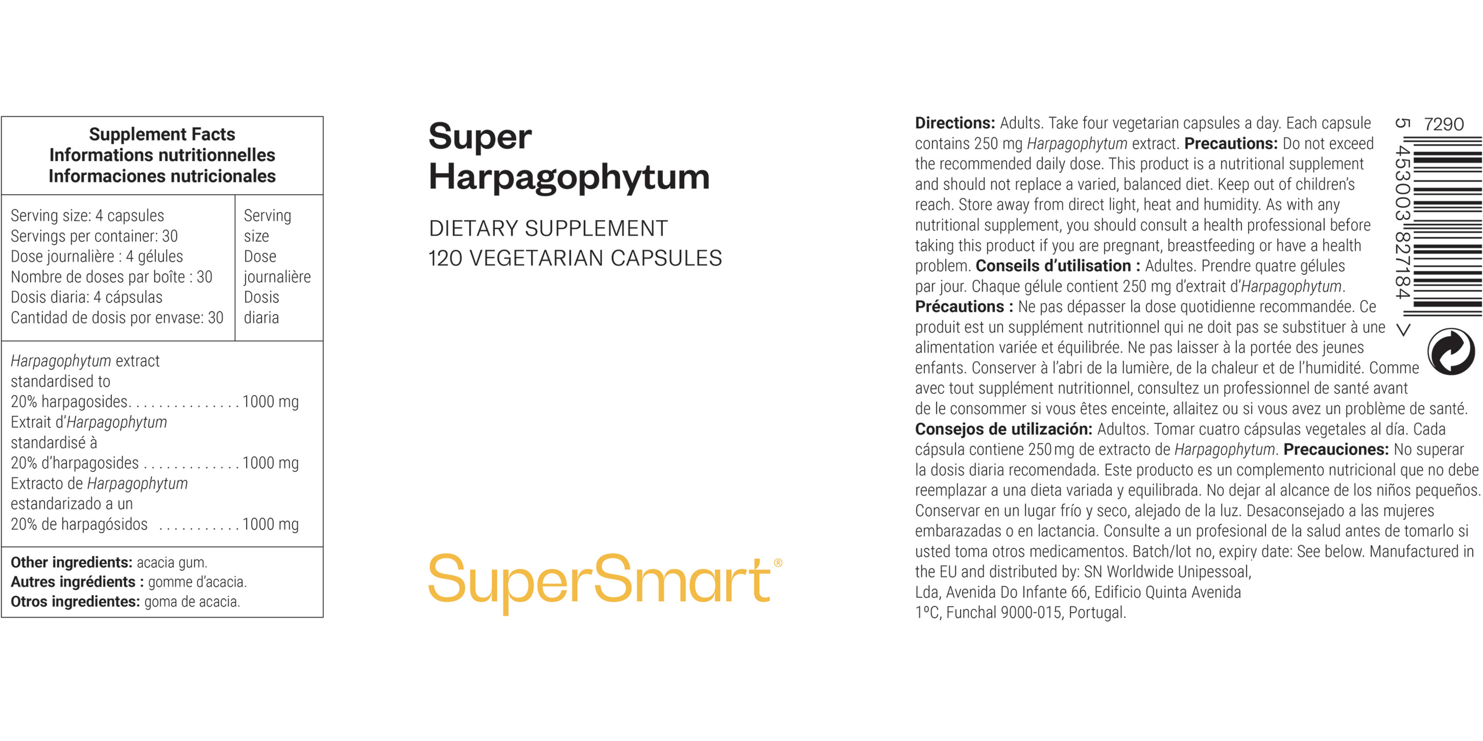 Suplemento Super Harpagophytum
