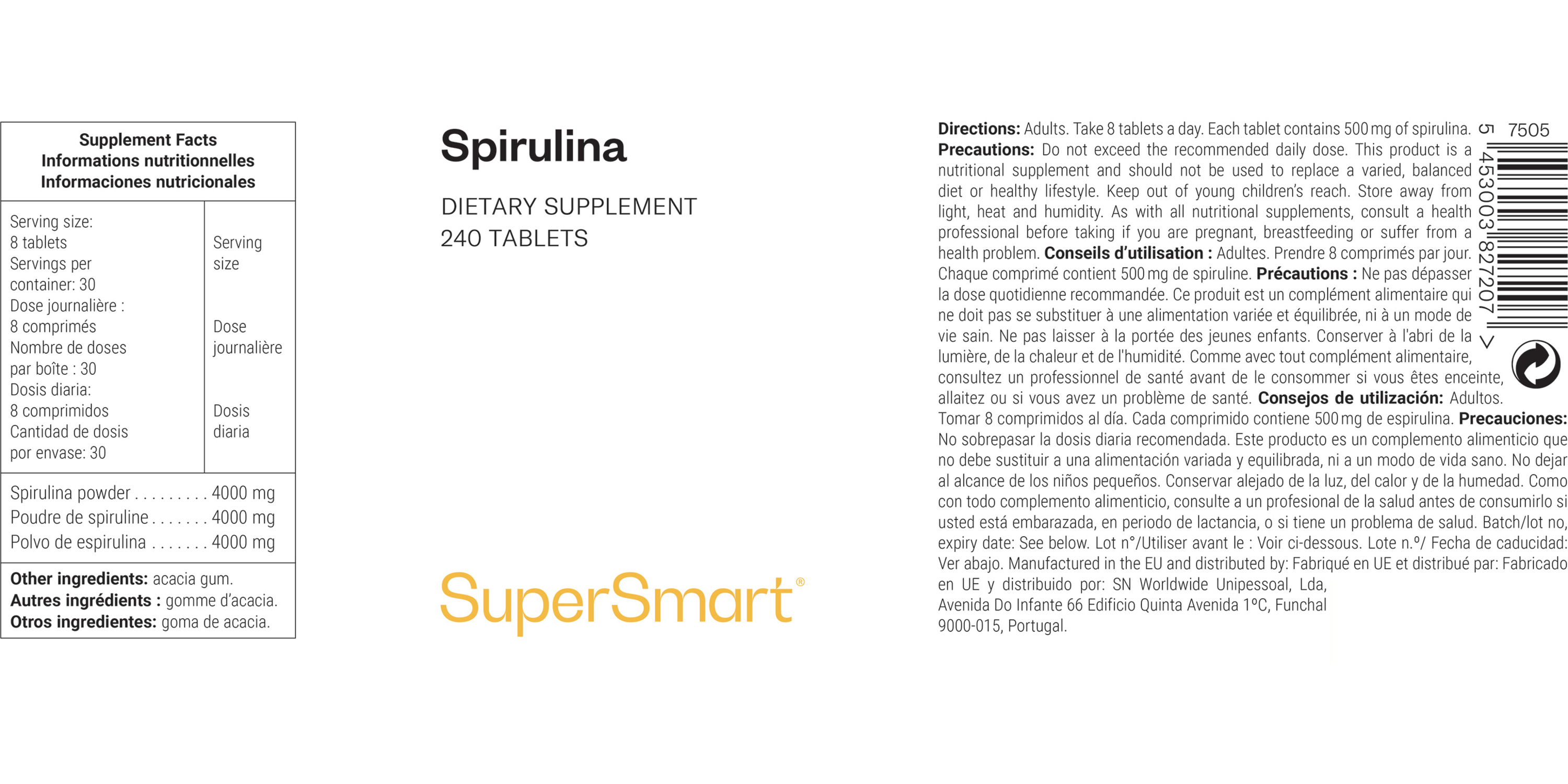 Spirulina Supplement