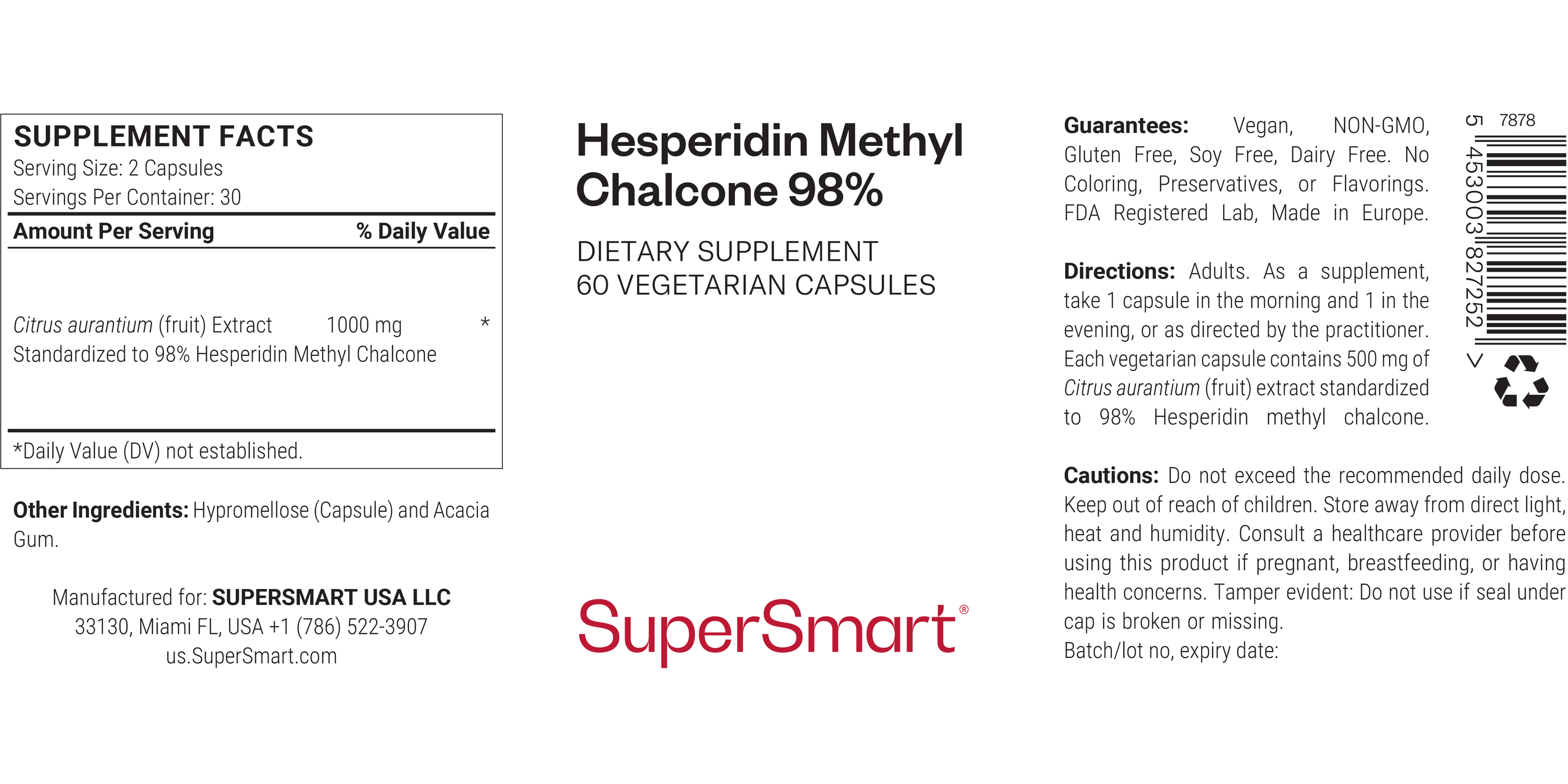 Hesperidin Methyl Chalcone Supplement