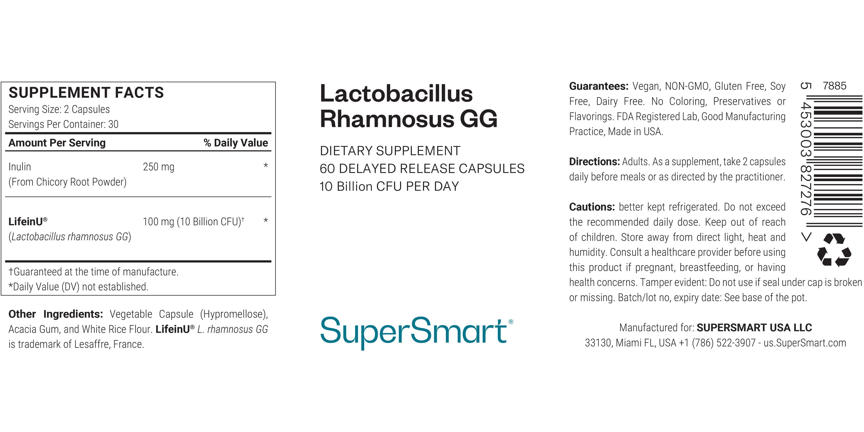 Suplemento Lactobacillus Rhamnosus GG