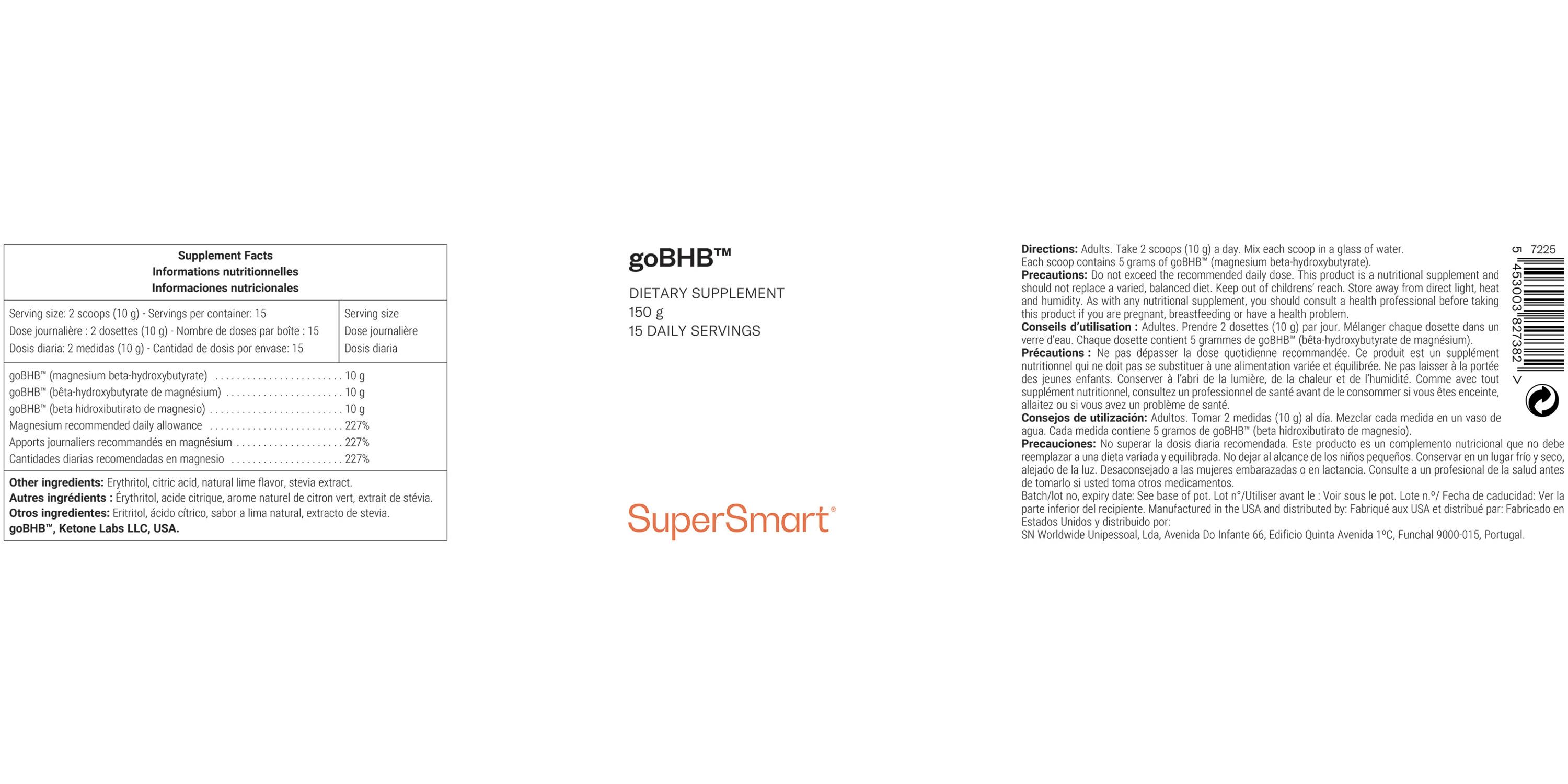 Suplemento goBHB™