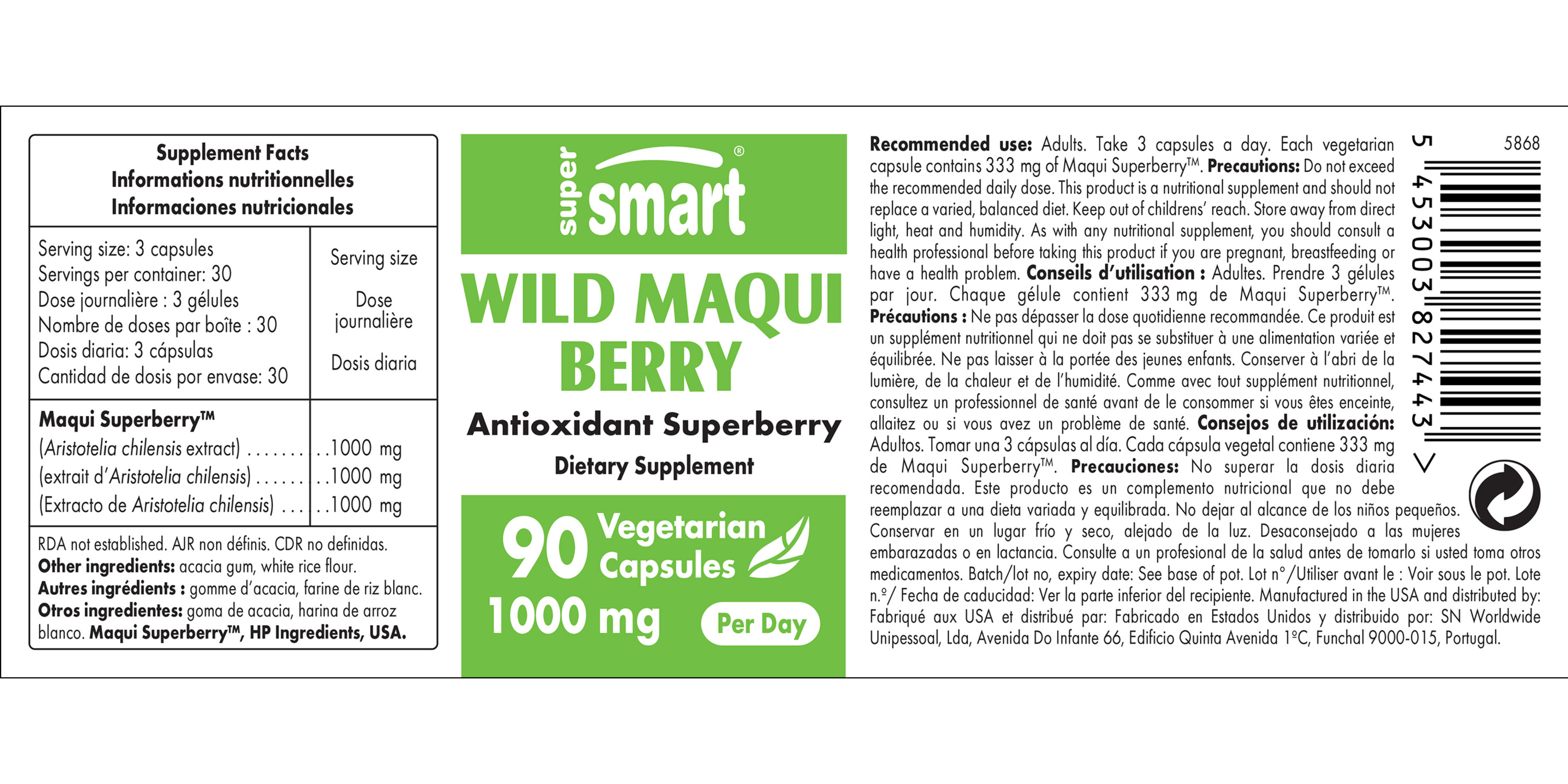 Wild Maqui Berry Supplement