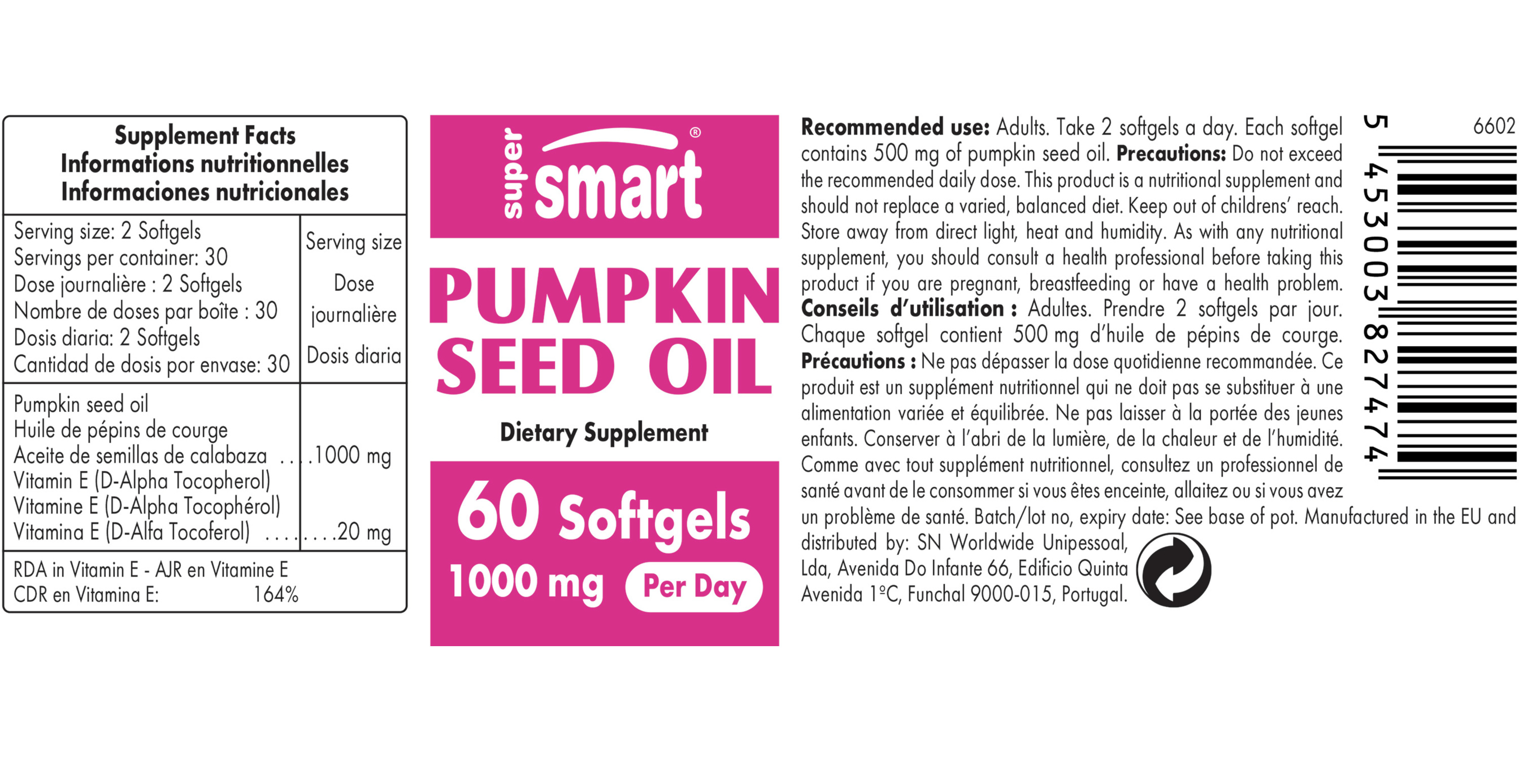 Pumpkin Seed Oil Supplement