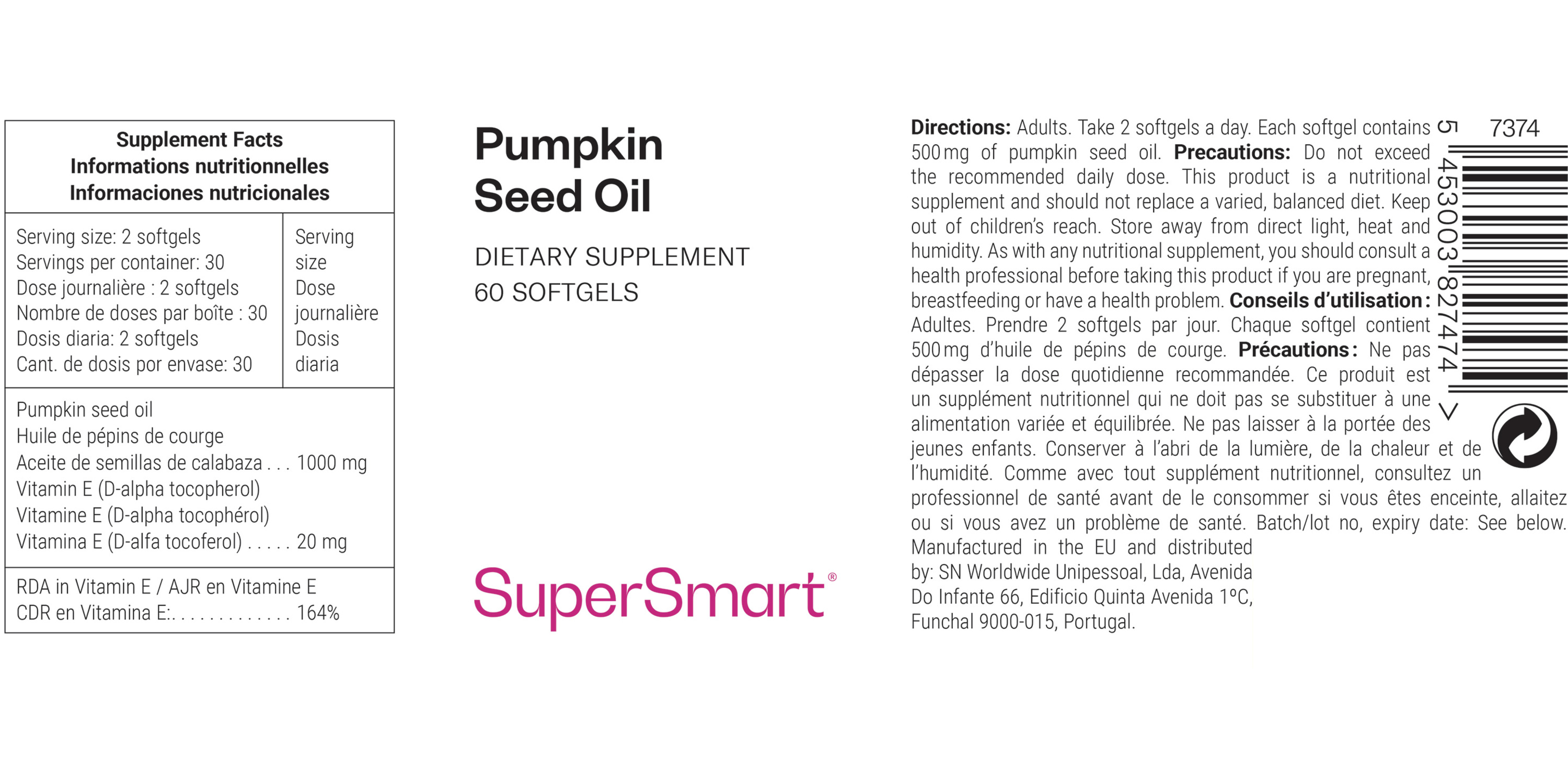 Pumpkin Seed Oil Supplement