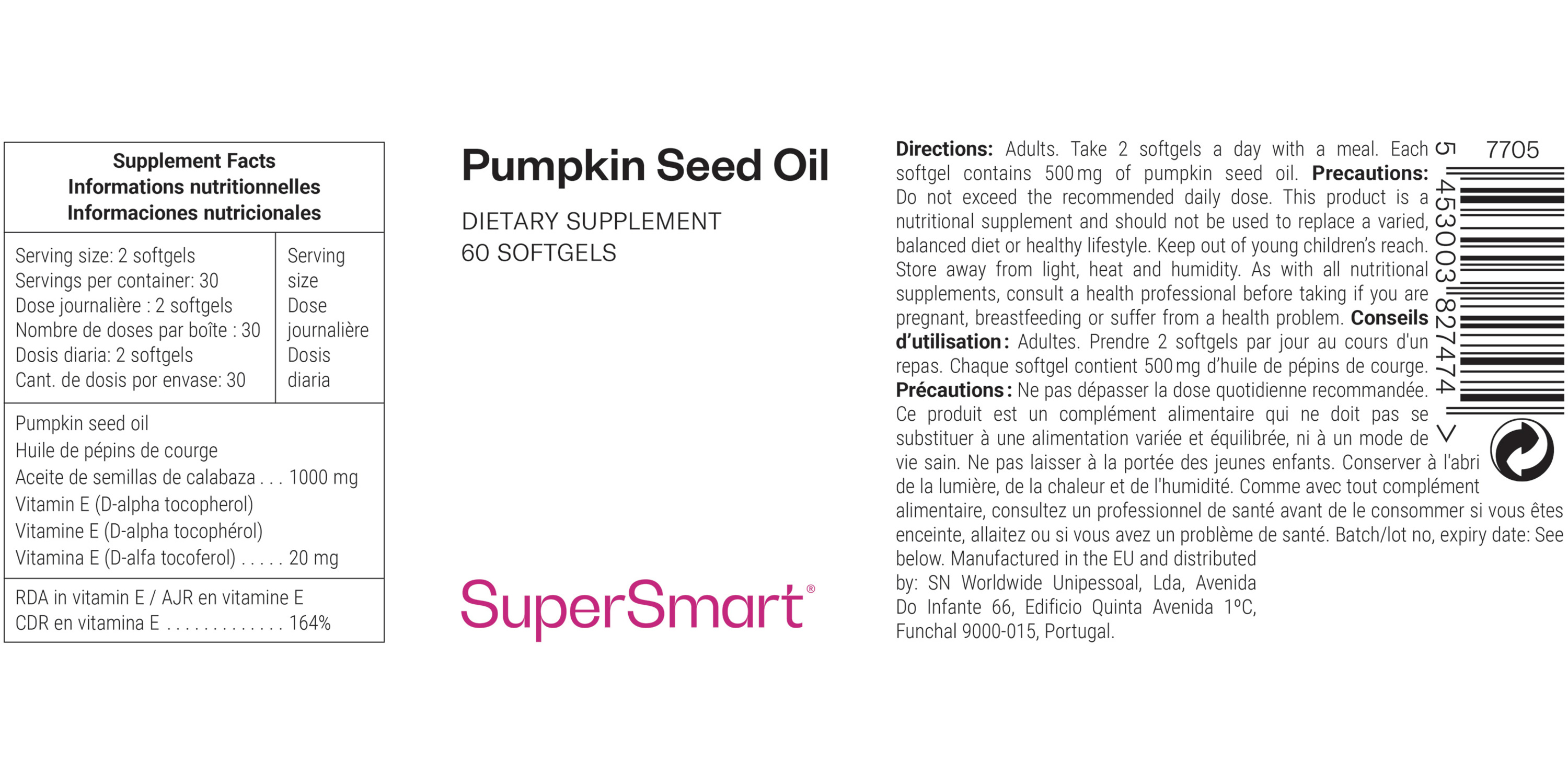 Pumpkin Seed Oil Supplement