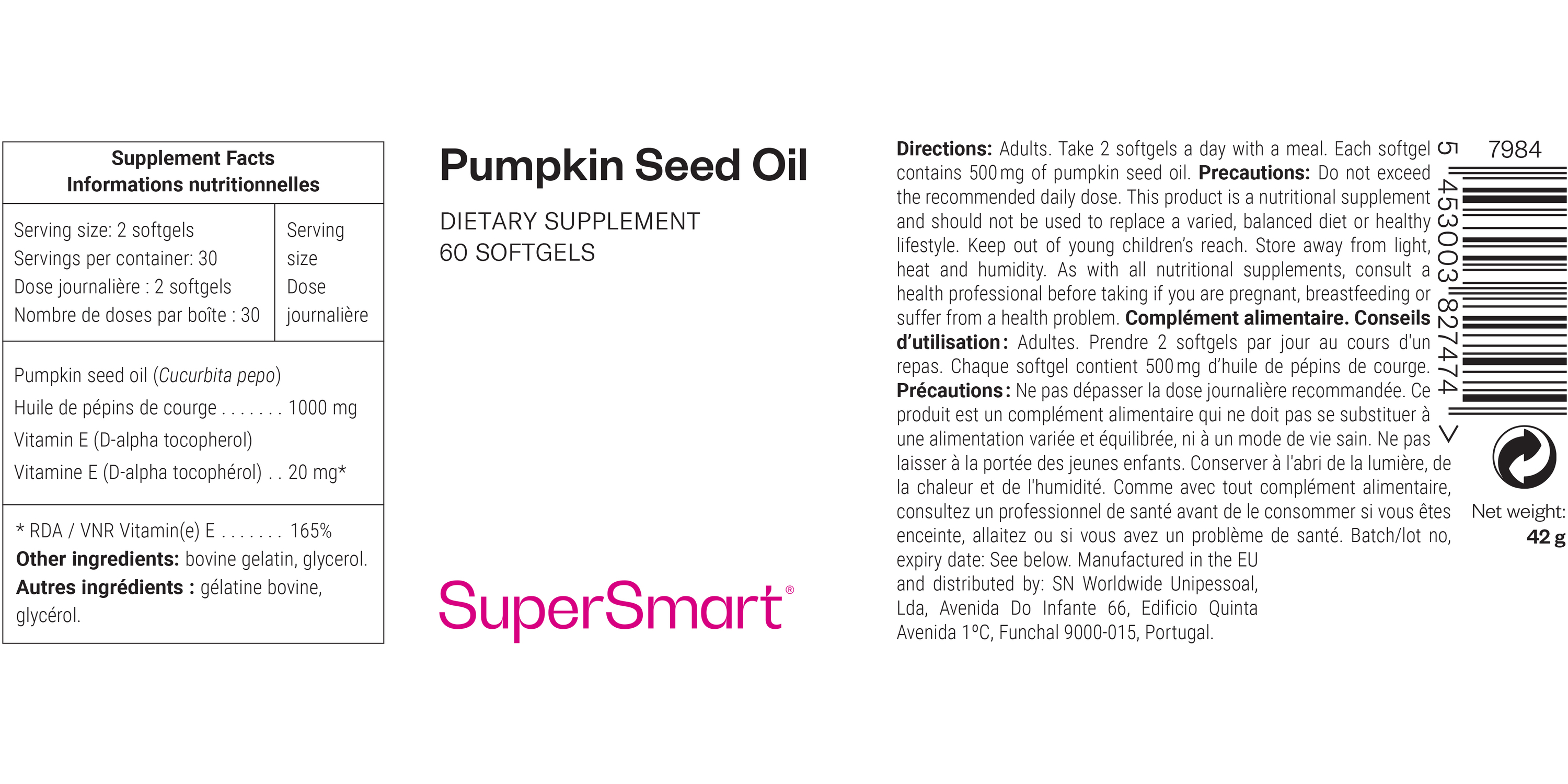 Pumpkin Seed Oil Supplement