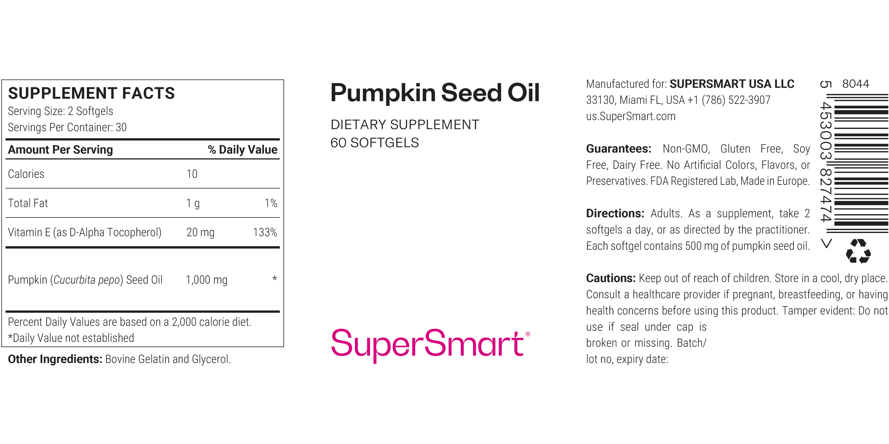 Pumpkin Seed Oil 