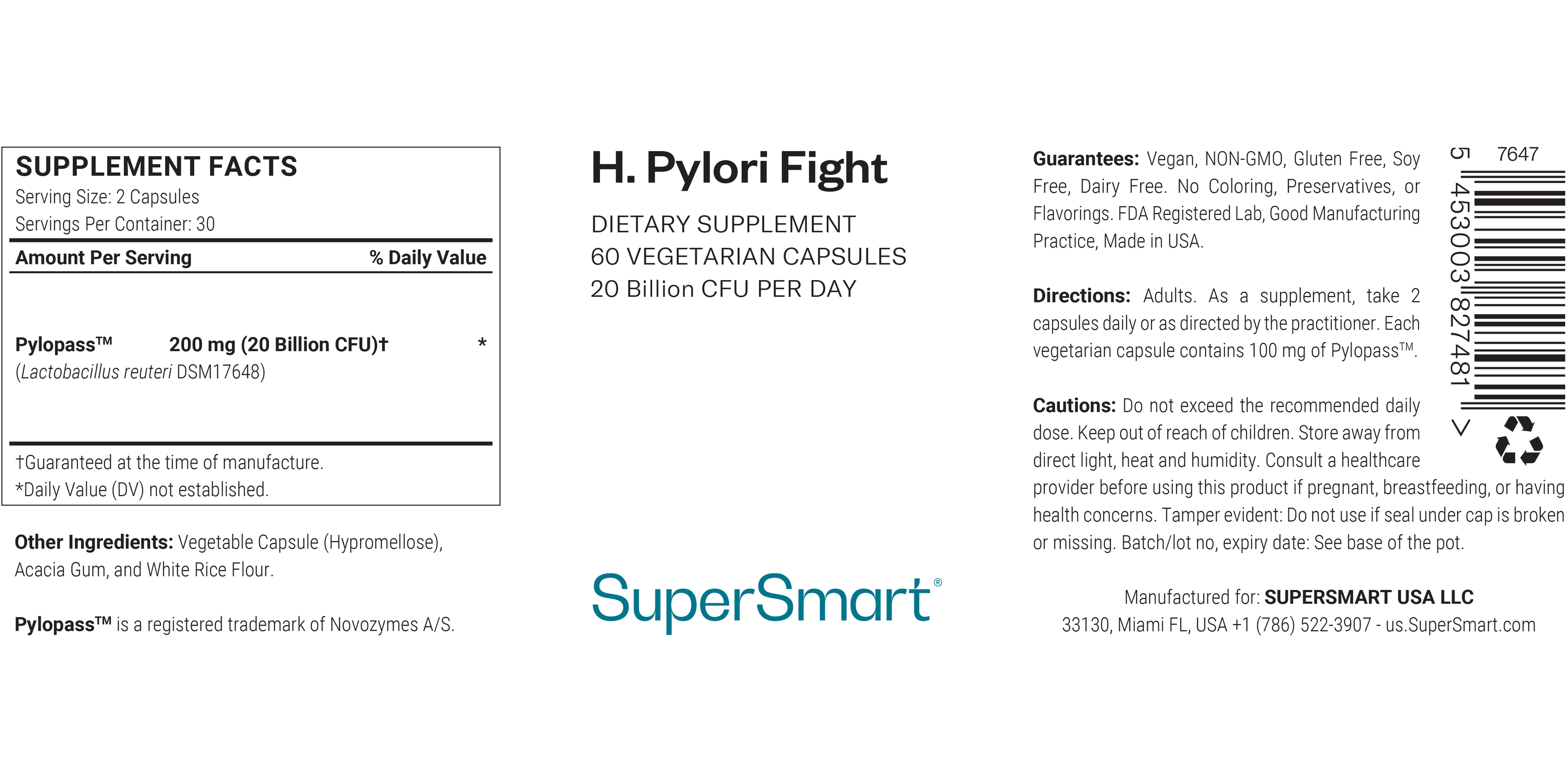 H. Pylori Fight Supplement 