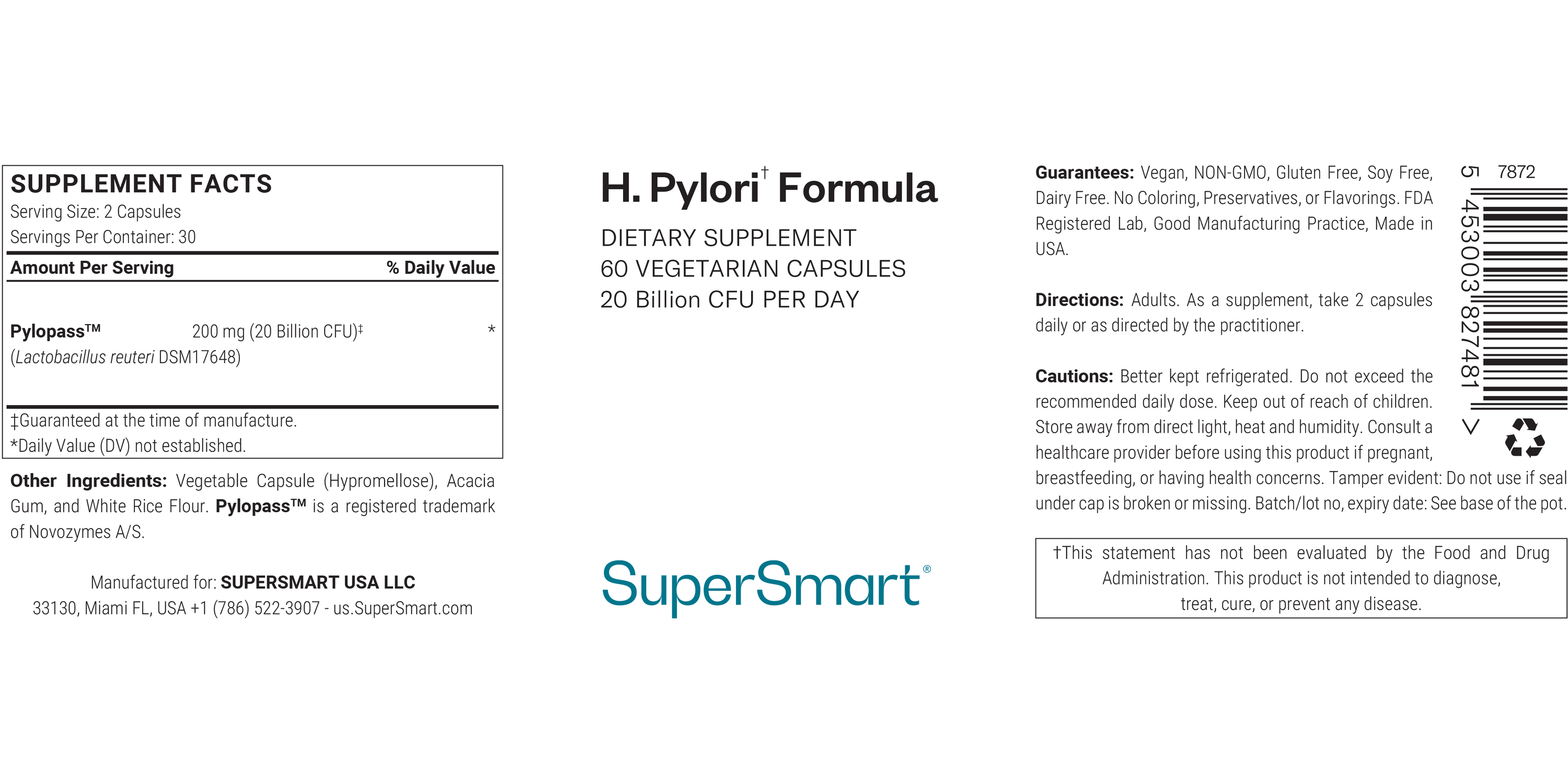 H. Pylori Formula Supplement 