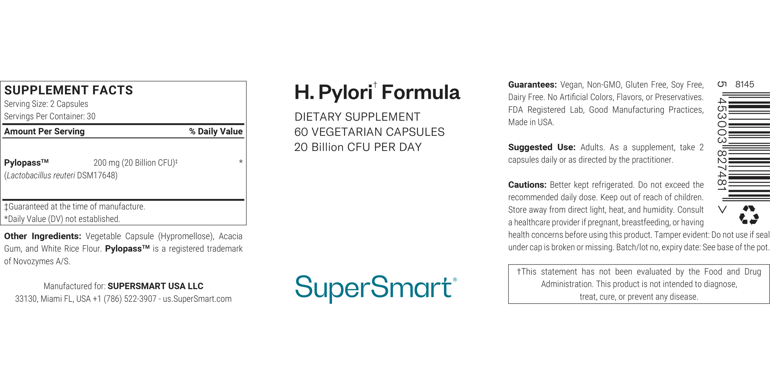 H. Pylori Formula Supplement 