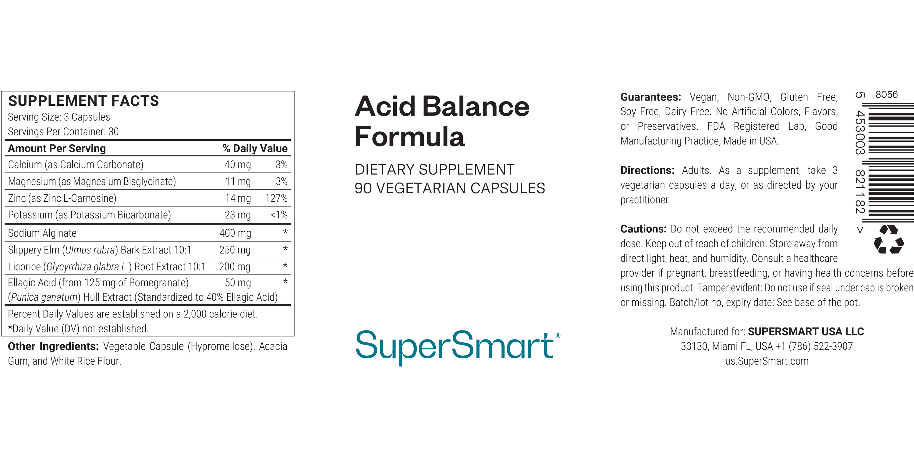 Acid Balance Formula Supplement