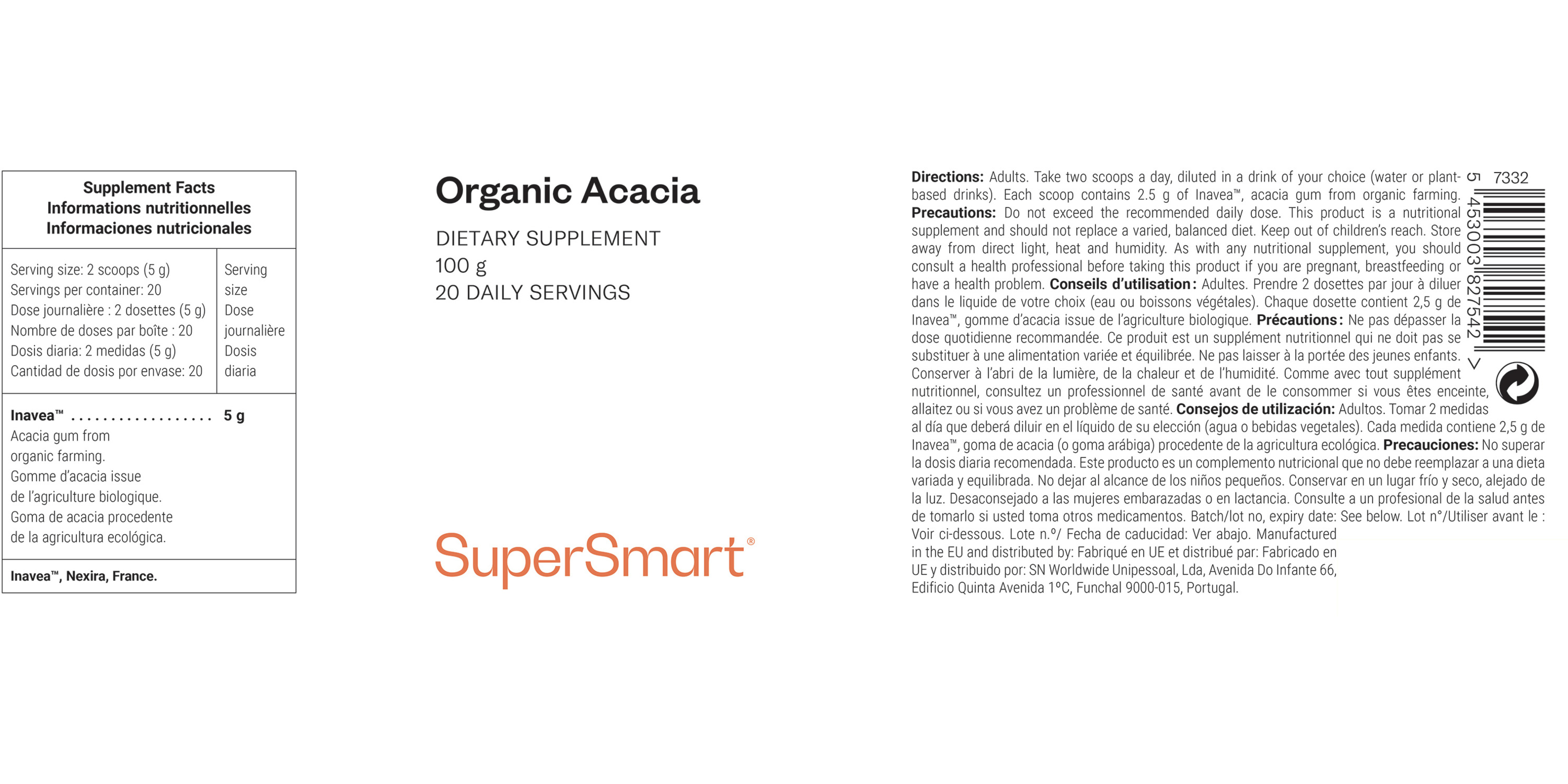 Organic Acacia Supplement