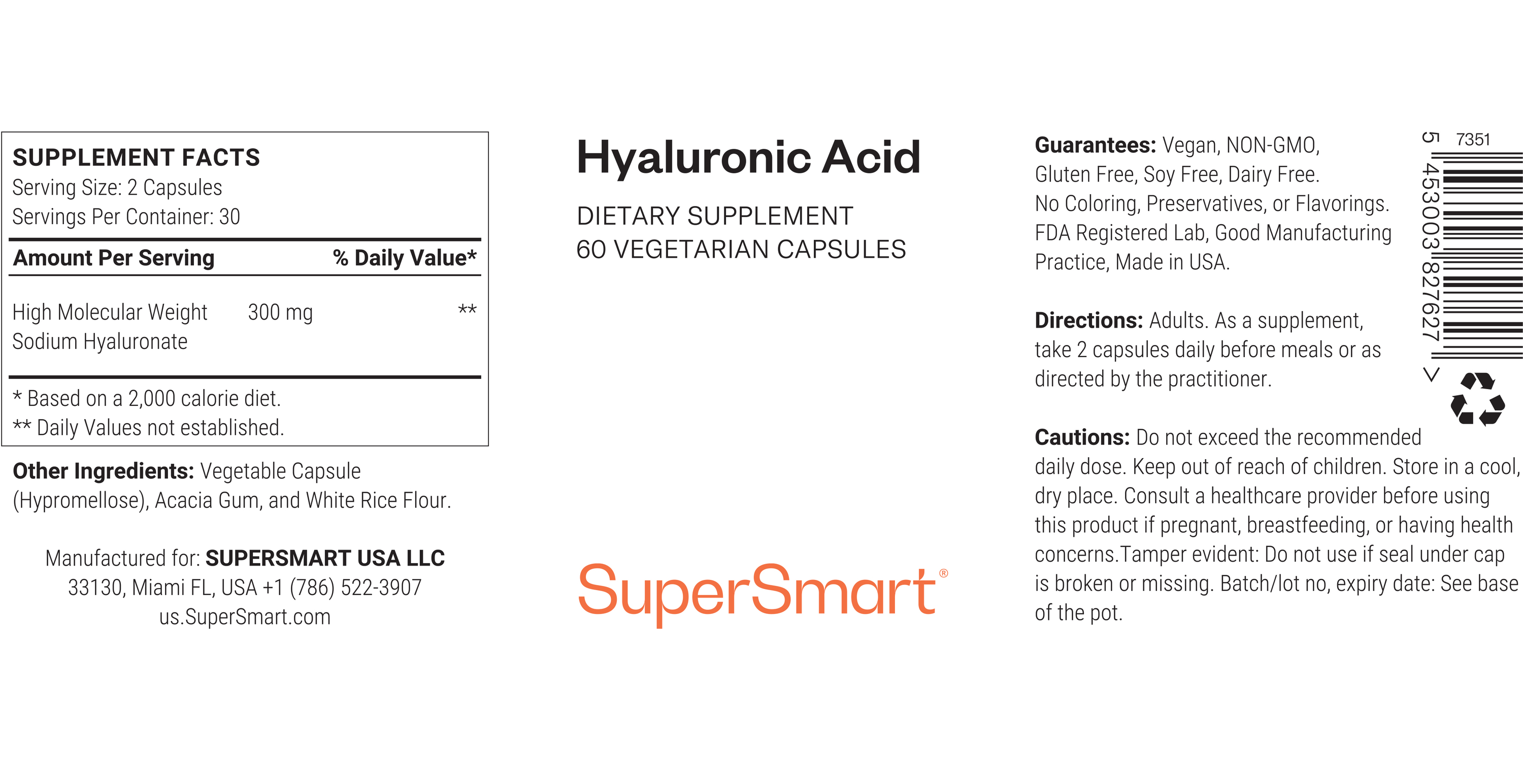 Hyaluronic Acid Supplement