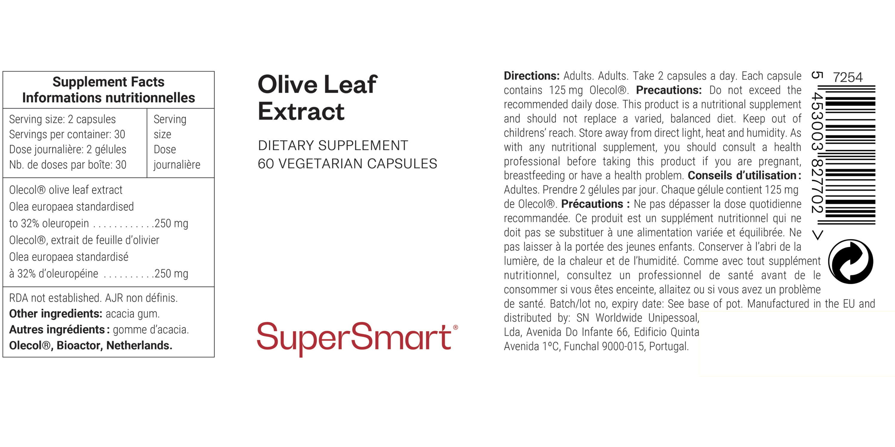 Olive Leaf Extract Supplement