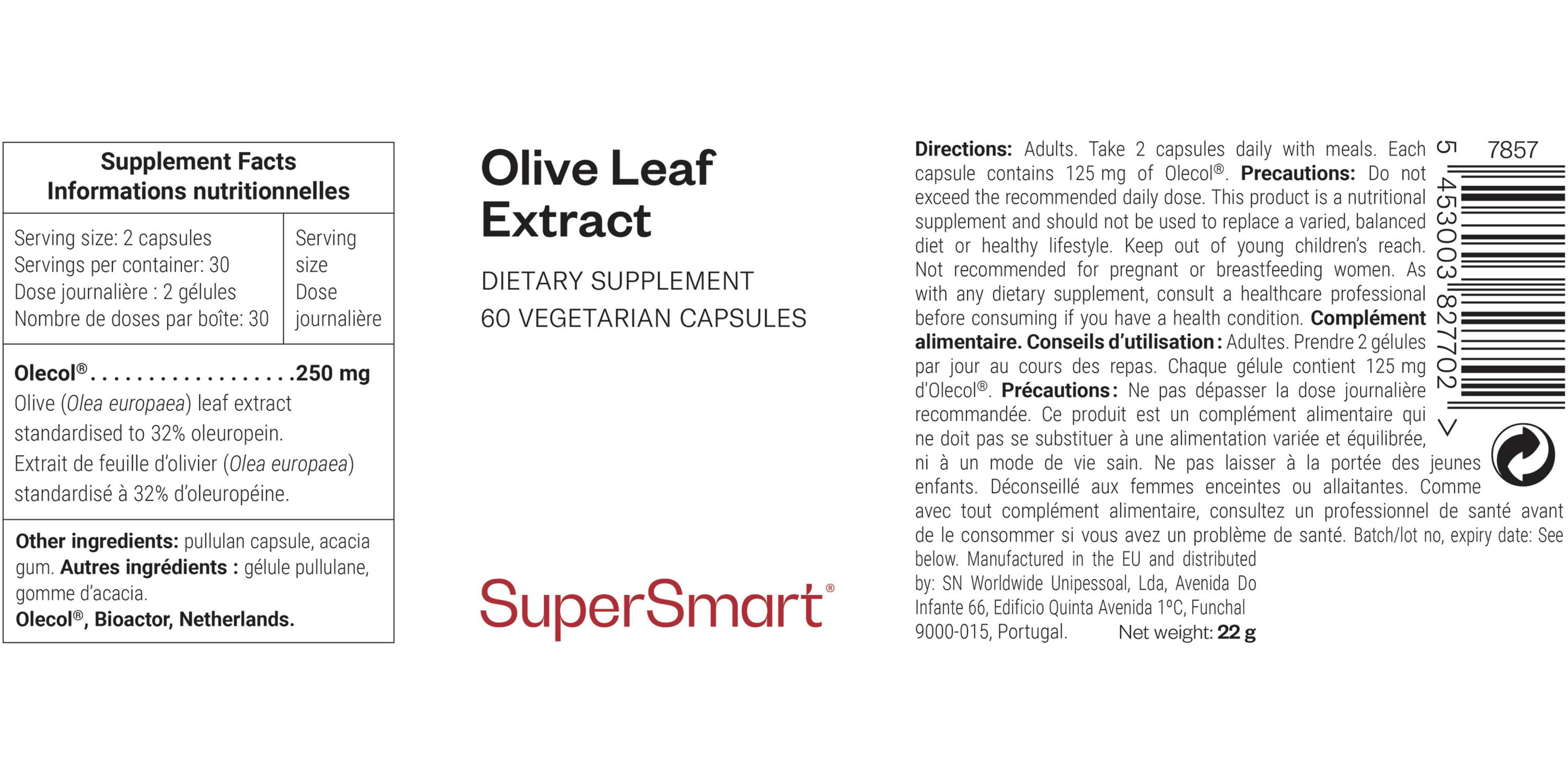 Olive Leaf Extract Supplement