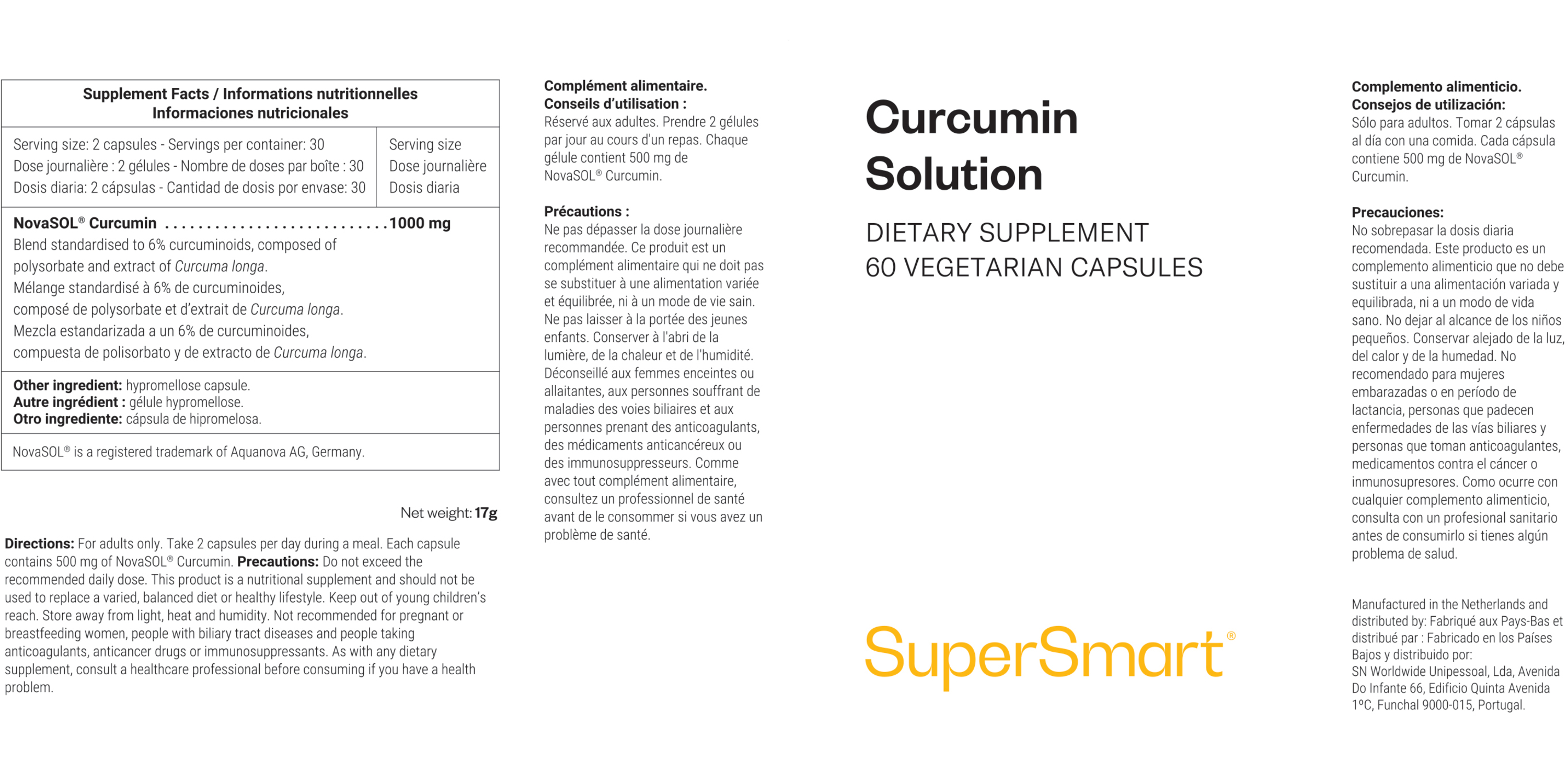 Curcumin Solution Supplement