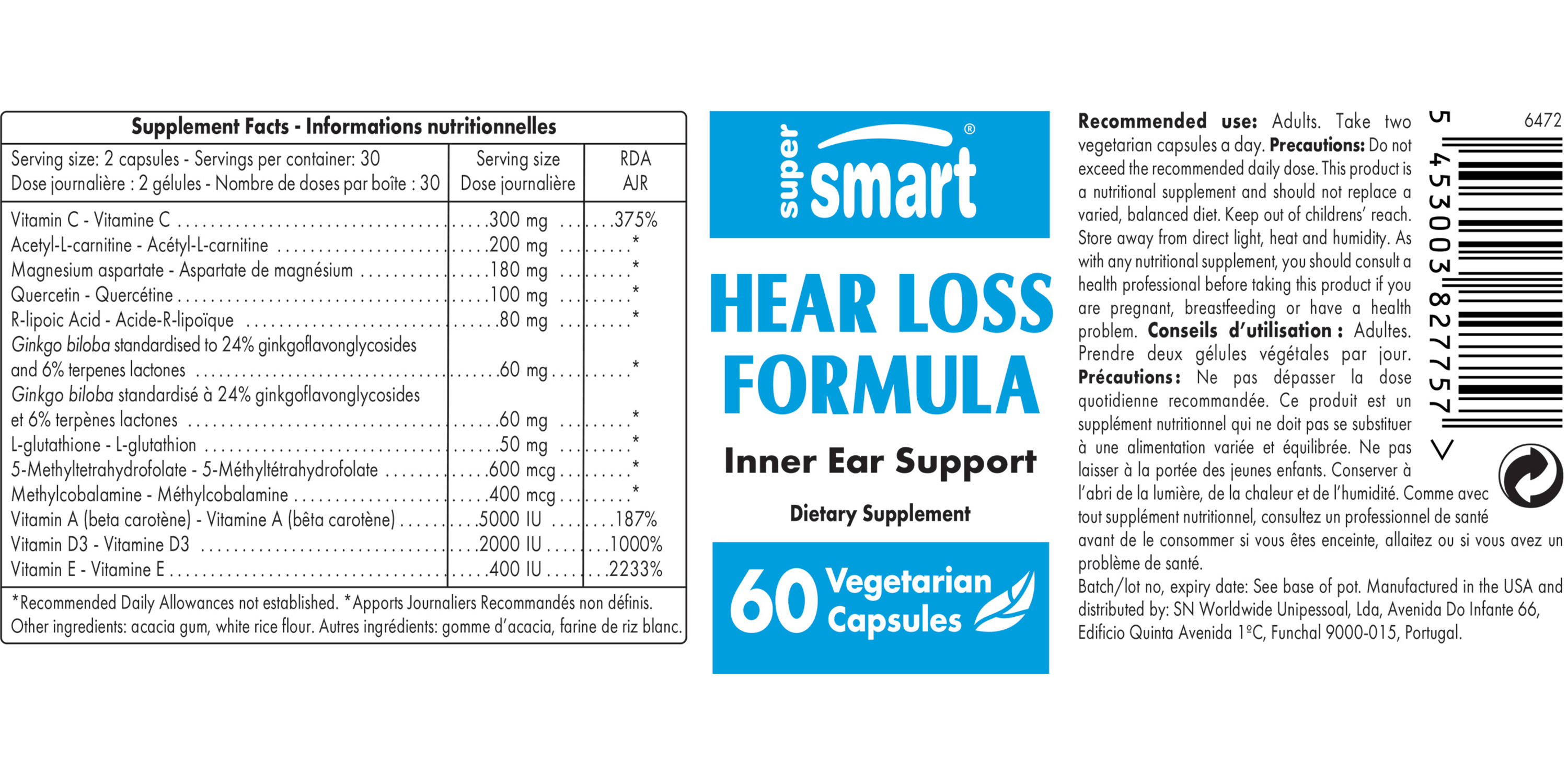 Hear Loss Formula Supplement