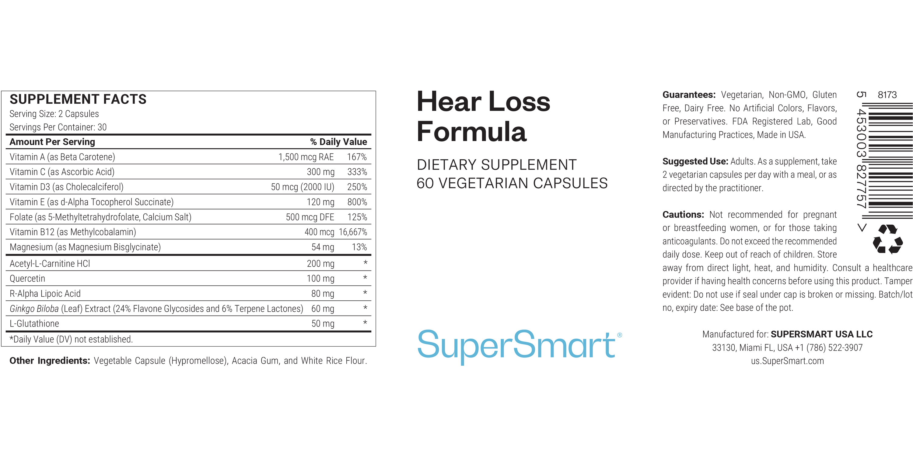 Hear Loss Formula Supplement