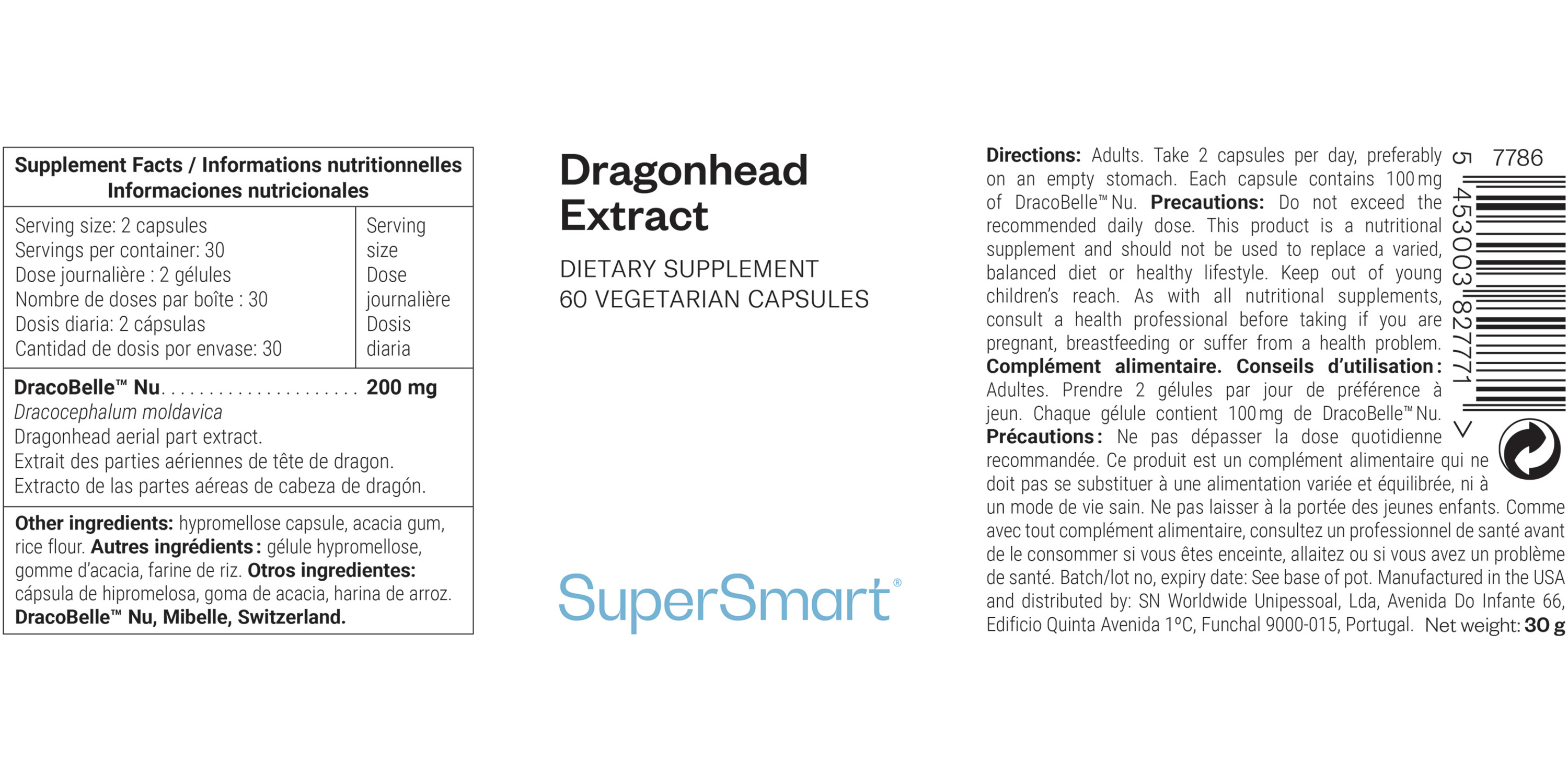 Dragonhead extract