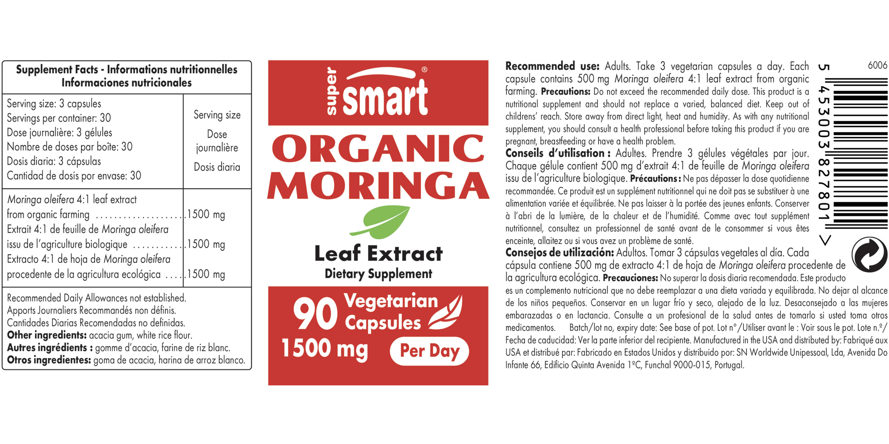 Organic Moringa Supplement