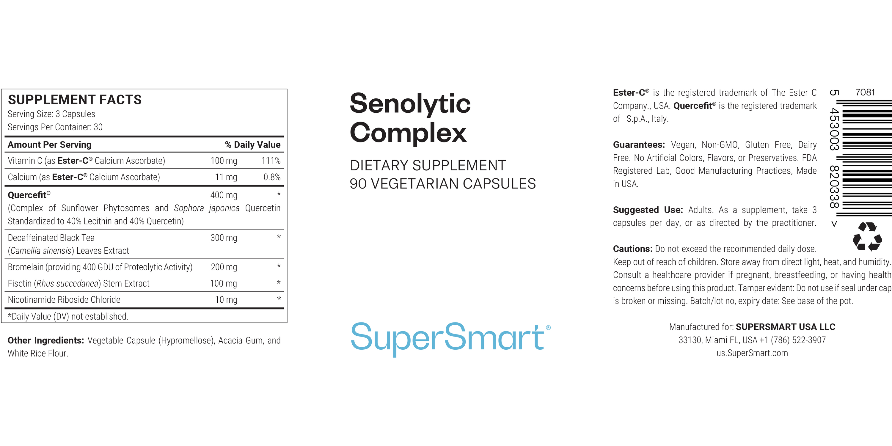 Senolytic Complex Supplement 