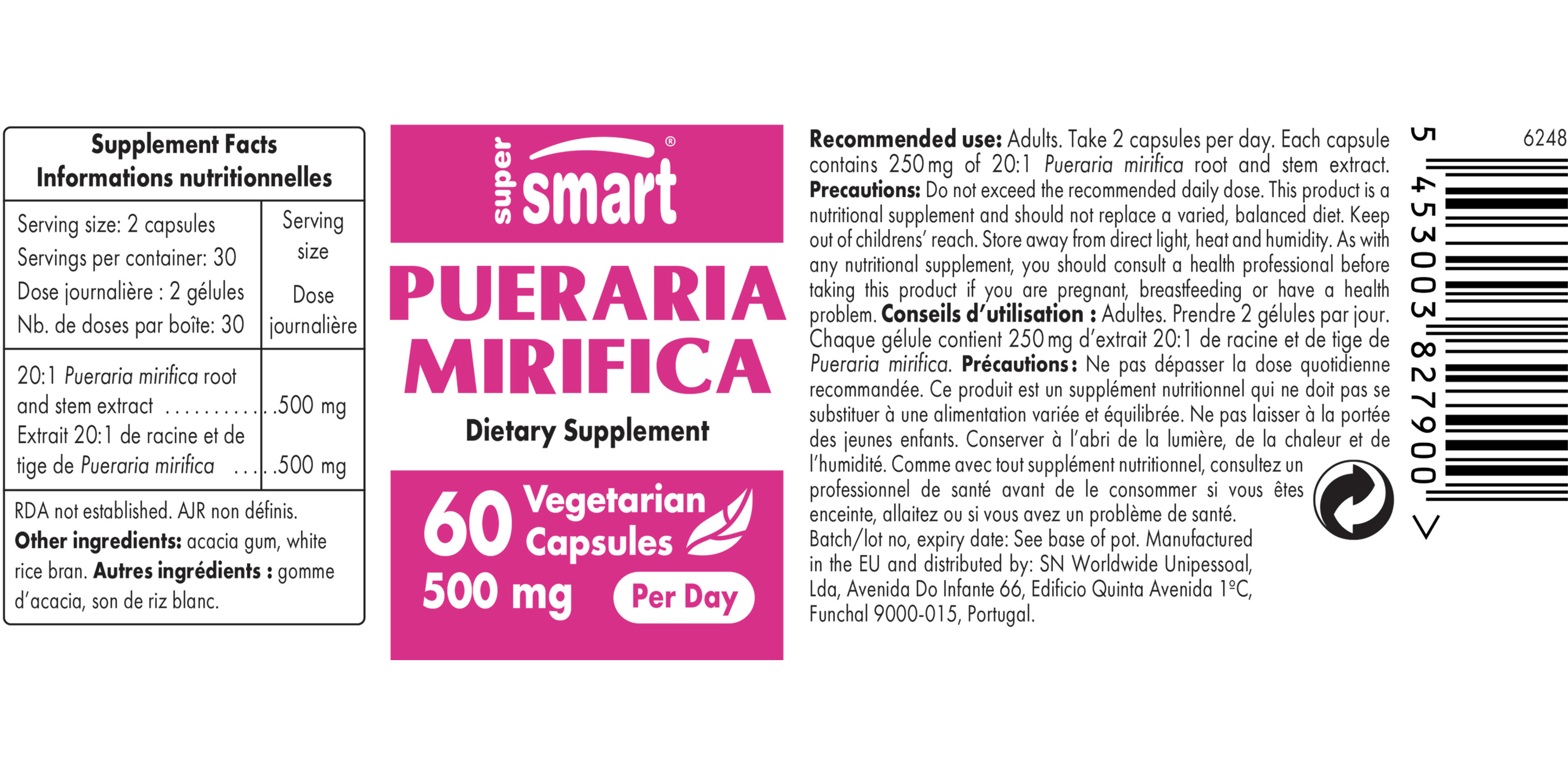 Pueraria Mirifica Supplement