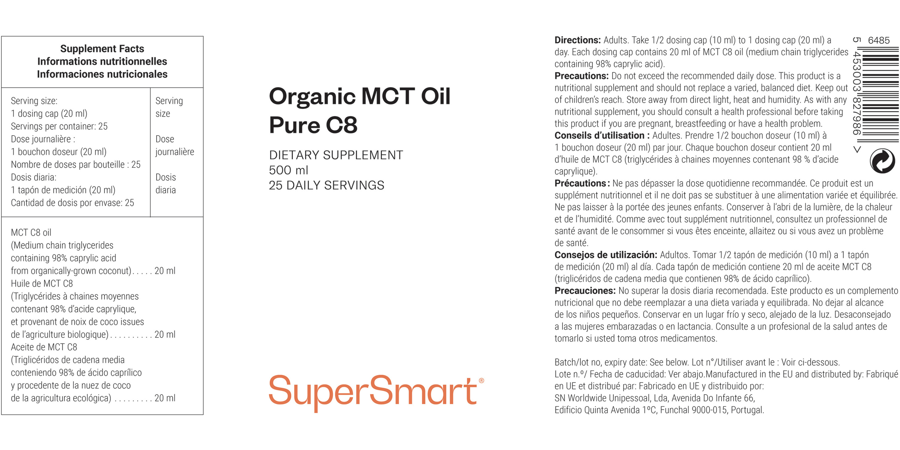 Organic MCT Oil