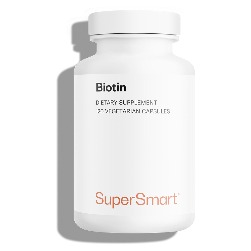 Biotin , 120 Veg. Caps. - SuperSmart