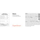 Bote de complemento alimenticio de biotina o vitamina B7 (también llamada vitamina B8 o vitamina H)