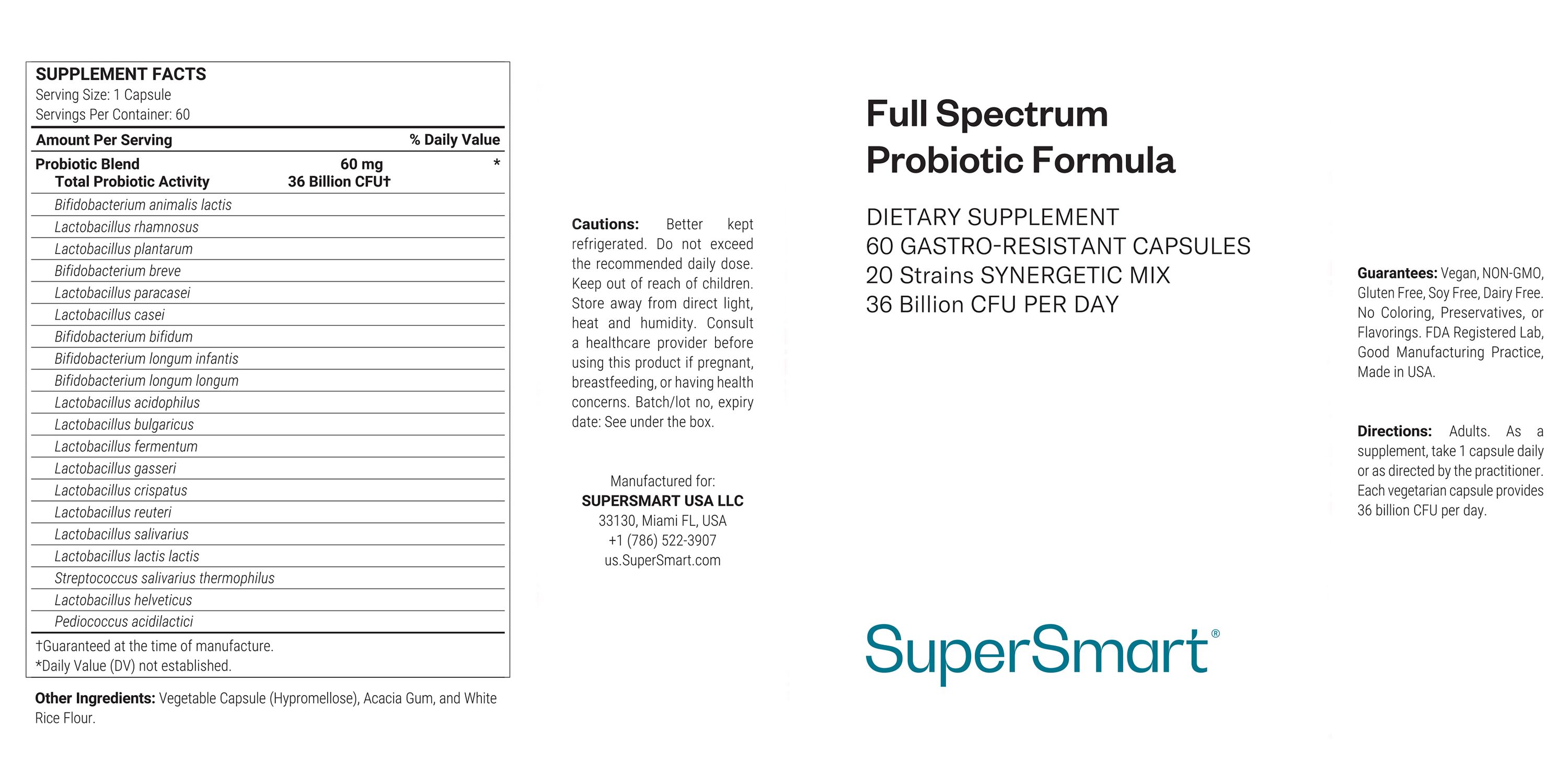 Complément Full Spectrum Probiotic Formula