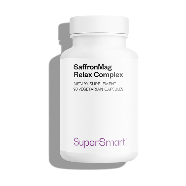 Dietary supplement with saffron & magnesium for relaxation and daily balance *