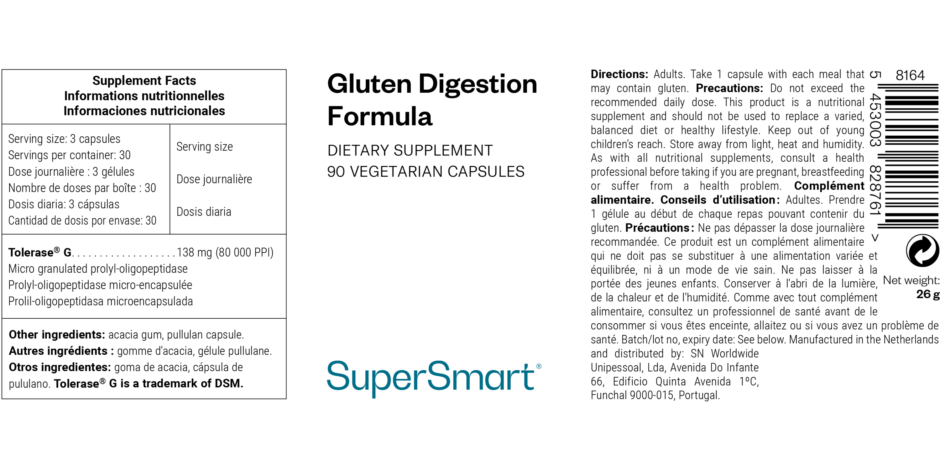 Gluten Digestion Formula