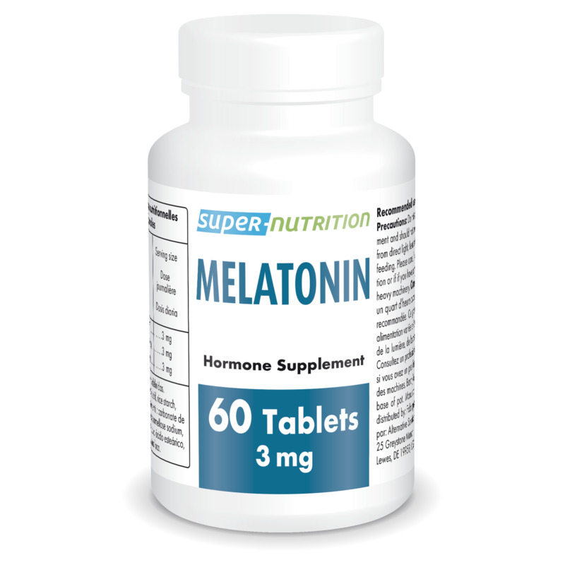 Melatonin 3 mg 60 | 60 tablets - SuperSmart