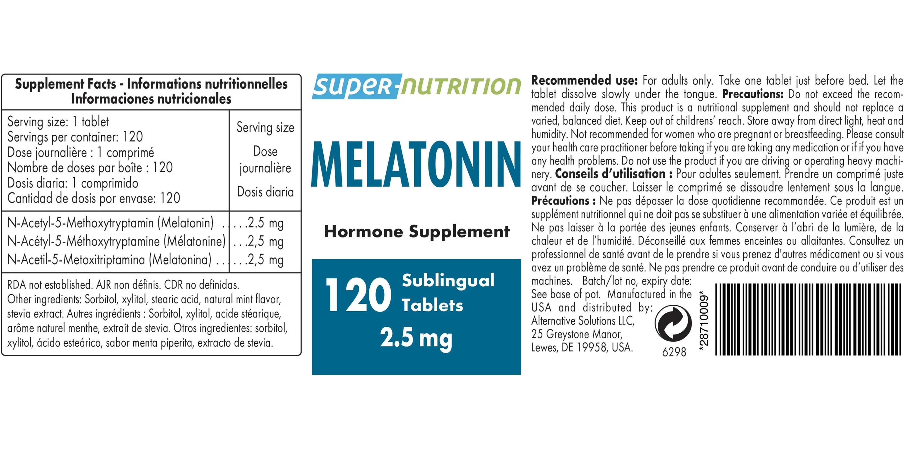 Melatonin 2.5 mg