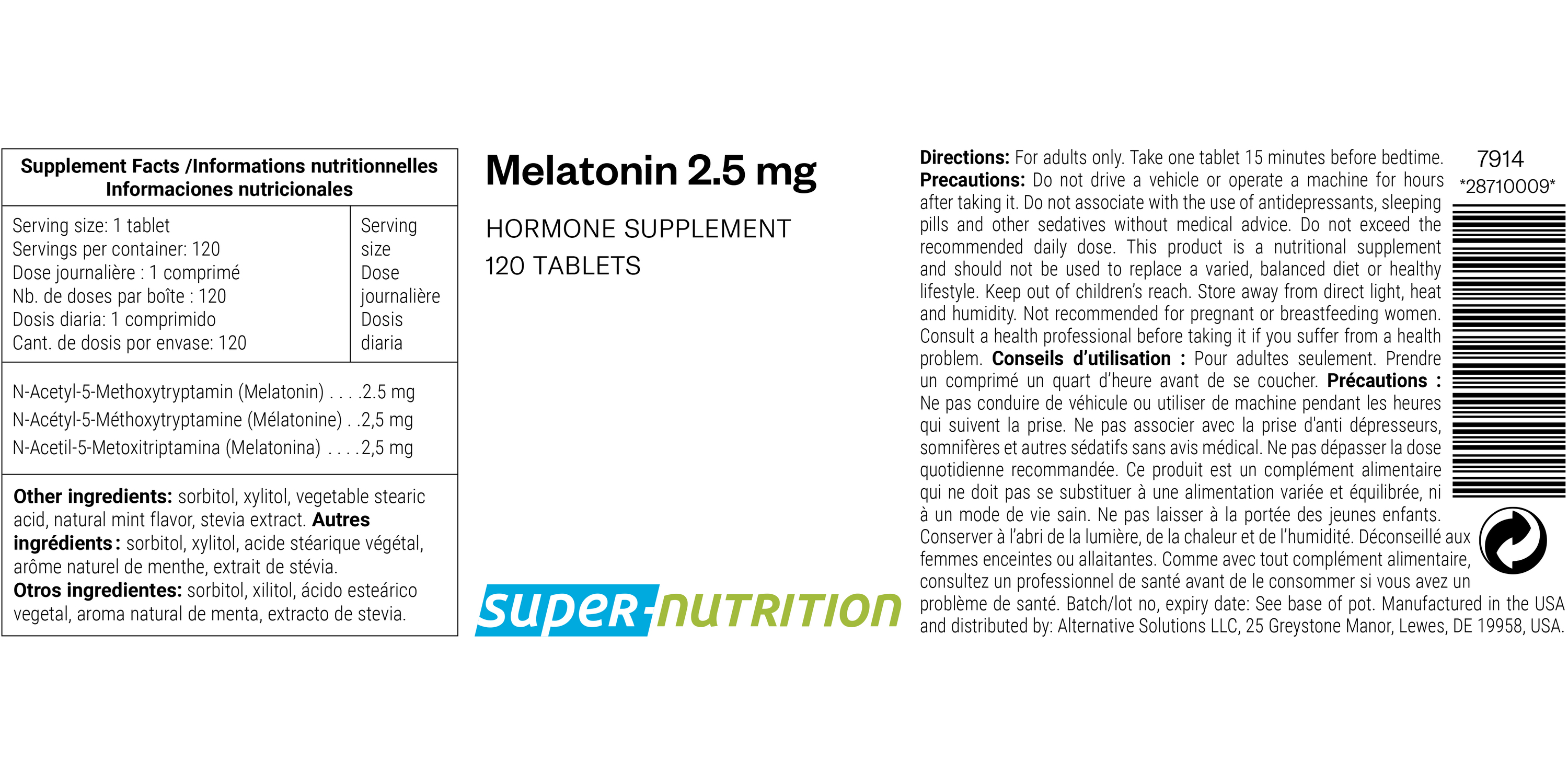 Melatonin 2.5 mg