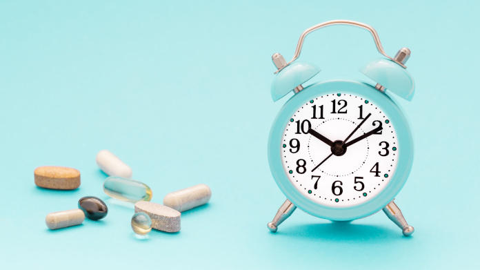 Dietary supplements and alarm clock