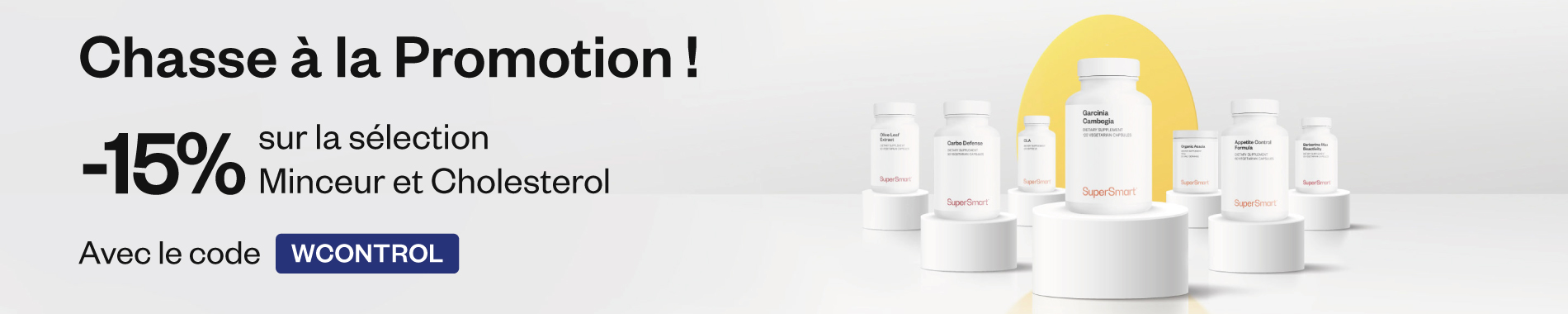 -15% sur notre sélection Minceur et Glycemie jusqu'au 25 avril avec le code WCONTROL
