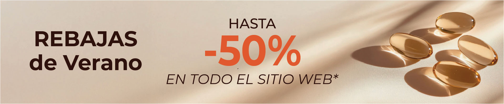 Rebajas de verano en todo el catálogo